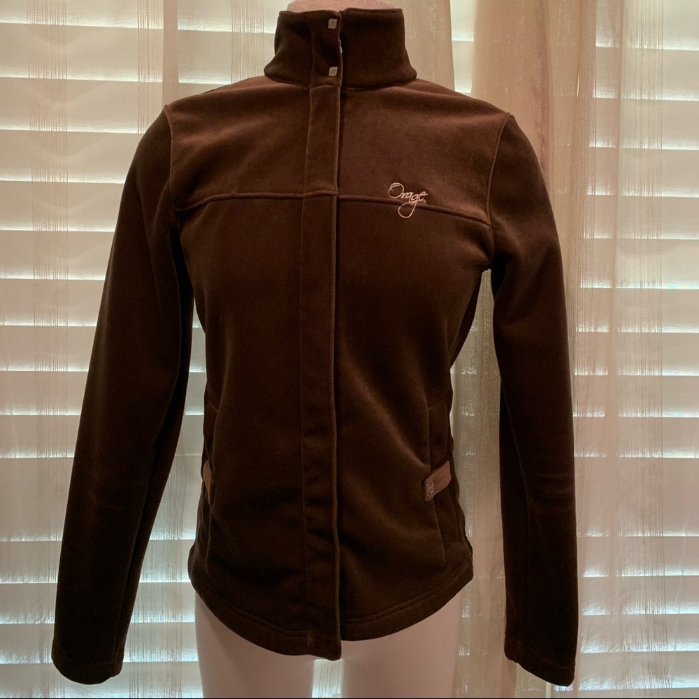 Orage Brown Soft Performance Jacket - image 1